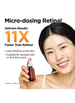P.CALM P.CALM Retinolagen Ampoule 30ml | Pore Tightening Korean Glass Skin Serum for Retinol Bigginer with Micro Dosing Retinal, Vegan Hydrolyzed Collagen, Bakuchiol, PHA | Vegan Korean Skincare  - Image 4