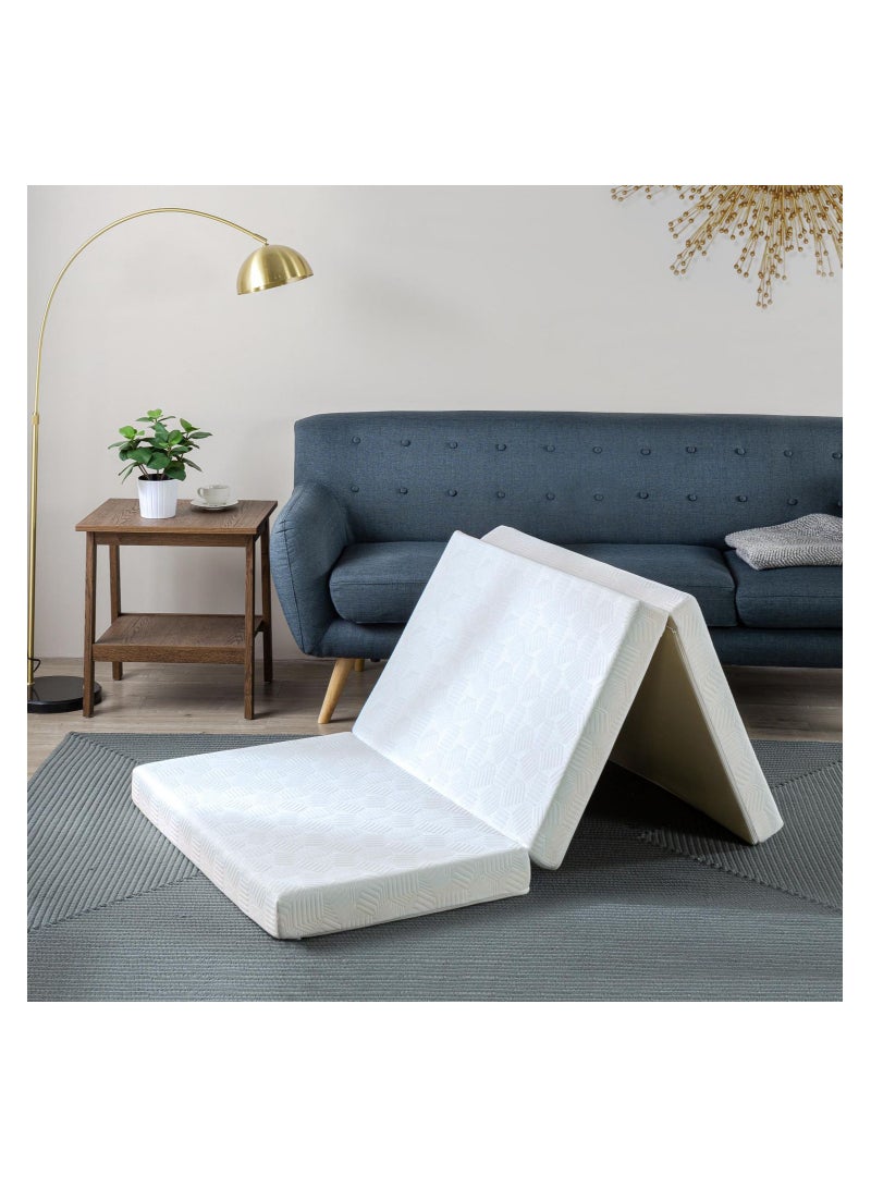 COMFY PORTABLE CLASSIC FOLDING MATTRESS WHITE SINGLE 10 - Image 2