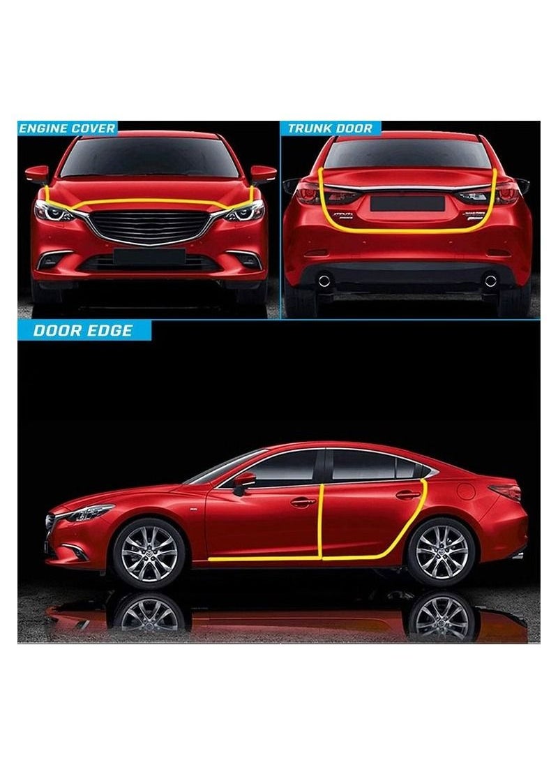 Agc - AGC RB10074 High Quality Rubber Seal Protector, Car Door Edge Protector 5 Meter, Car Door Scratch Protector - Image 1