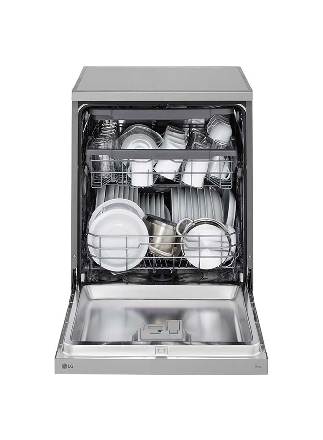 LG 14 Place Settings Dishwasher with TrueSteam, QuadWash & ThinQ WiFi DFC513FV Platinum Silver Color - Image 2