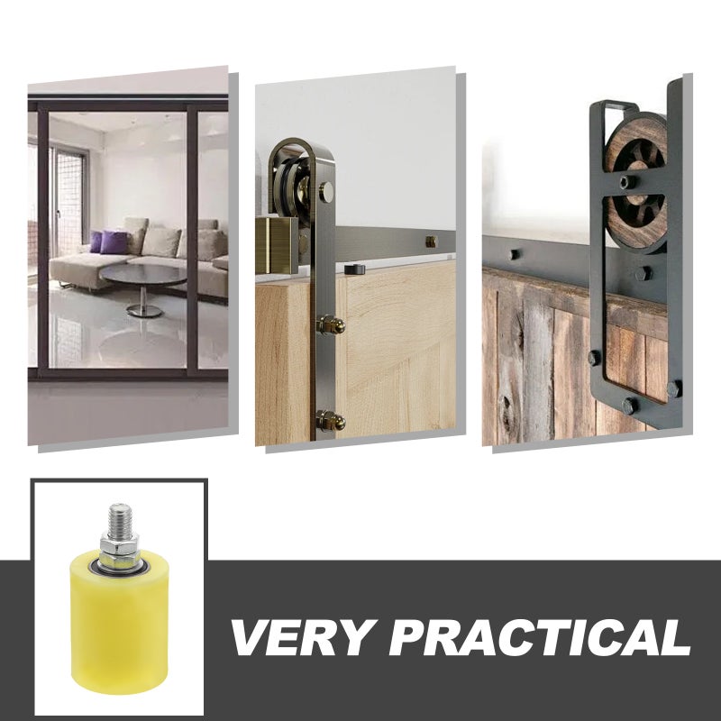 Pulley Wheel for Sliding Doors with Durable Nylon Design, Silent Operation - Image 5