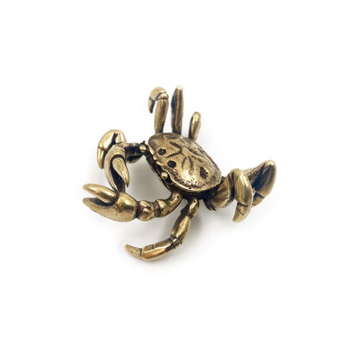 BRASS CRAB FIGURINEANIMALS BRASS DECOR ORNAMENTS HOME TEA TABLE FEASTIVAL DECORATIONS DECORATIVE ORNAMENTS FOR LIVING ROOM BEDROOM