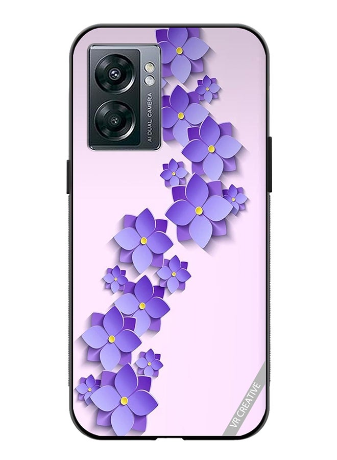 VR CREATIVE Protective Case Cover For Oppo A57 5G Flower Design Multicolour - Image 1