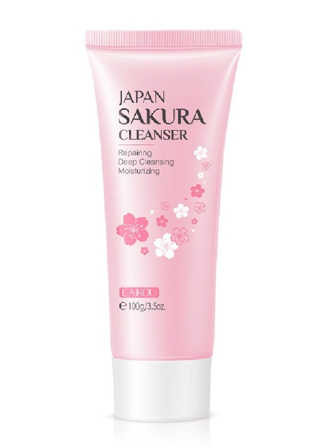 لايكو منظف الوجه الياباني ساكورا لتنظيف المسام والرؤوس السوداء 50 جرام - Image 1