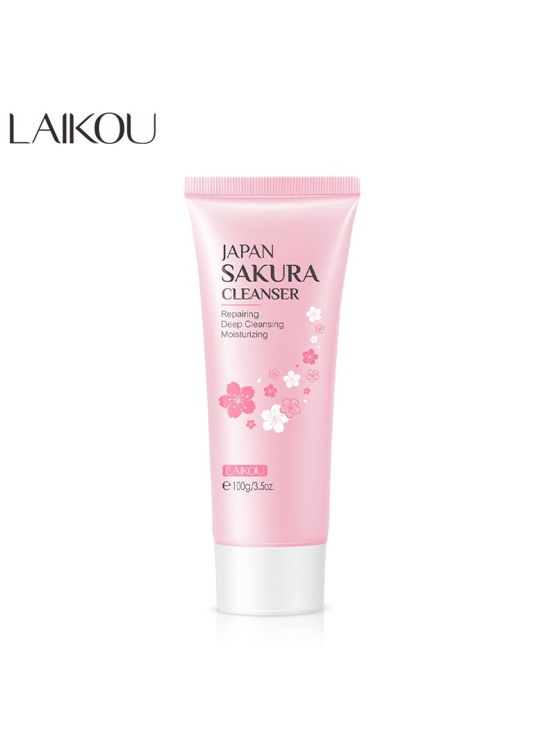 لايكو منظف الوجه الياباني ساكورا لتنظيف المسام والرؤوس السوداء 50 جرام - Image 2