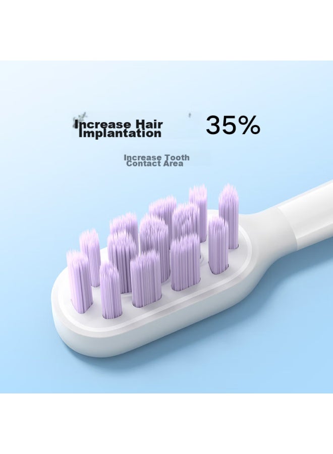 Mijia Compatible With T501/t501c, Mijia Xiaomi Electric Toothbrush Heads, Sensitive Type, 3-pack, Soft Bristles, Copper-free Bristles - Image 3