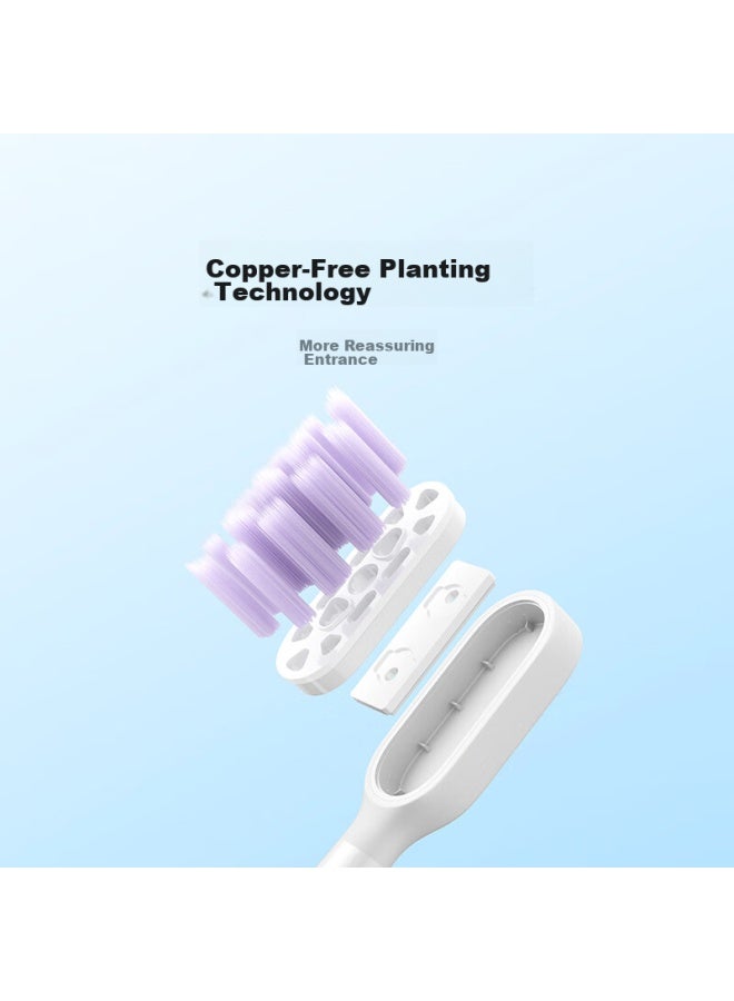 Mijia Compatible With T501/t501c, Mijia Xiaomi Electric Toothbrush Heads, Sensitive Type, 3-pack, Soft Bristles, Copper-free Bristles - Image 5