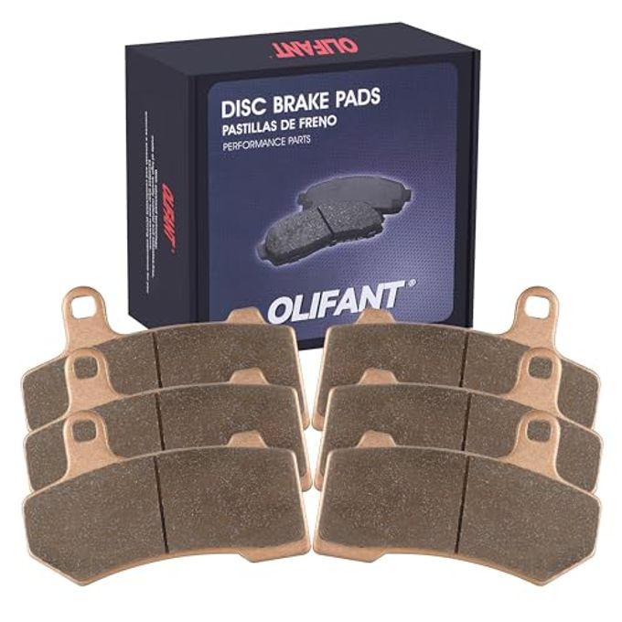 Front Rear Brake Pads For Harley Davidson 20082023Street Glideroad Kingelectra Glideroad Glidecvotrike Series Sintered Copper Brake Pad Set