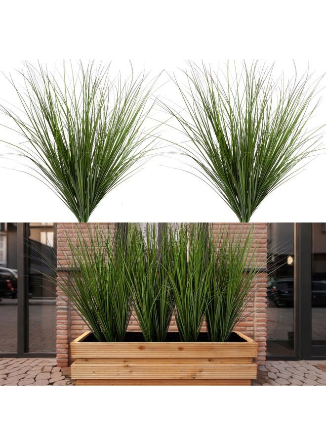 Uqueeten 12PCS Fake Plants Artificial Plants Indoor Artificial Wheatgrass Fake Plant All Seasons Decor，Artificial Plants Home Decoration 26.4" - Image 1