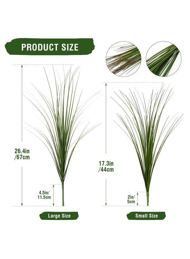 Uqueeten 12PCS Fake Plants Artificial Plants Indoor Artificial Wheatgrass Fake Plant All Seasons Decor，Artificial Plants Home Decoration 26.4" - Image 4