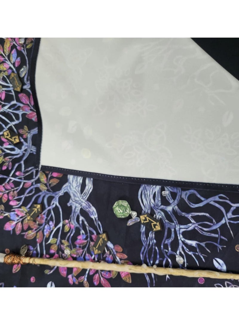 GGOOT Square Flannel Tarot Altar Cloth Card Board Game Astrology Oracles Card Pad Table Cover Card Mat Divination Tablecloth tarot spread cloth tarot reading cloth divination tablecloth tarot table cloth - Image 4
