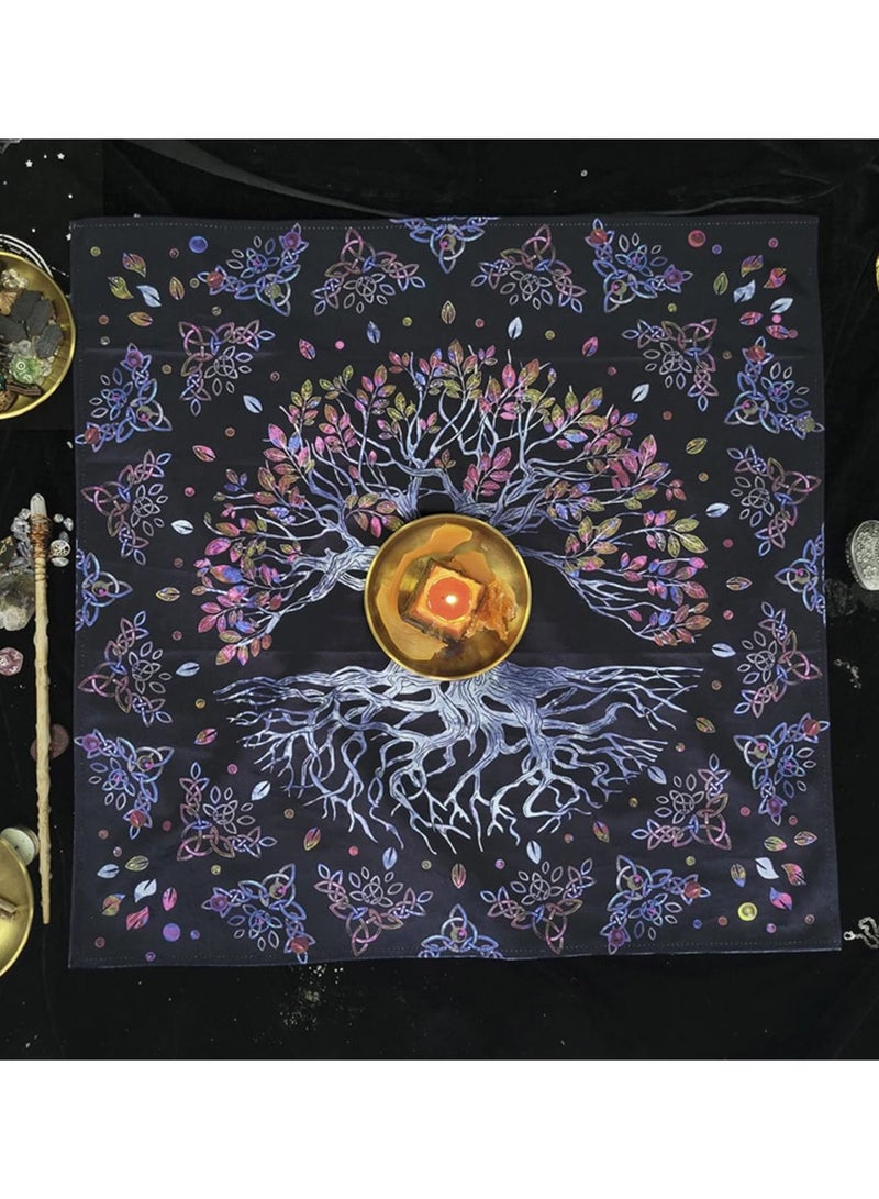 GGOOT Square Flannel Tarot Altar Cloth Card Board Game Astrology Oracles Card Pad Table Cover Card Mat Divination Tablecloth tarot spread cloth tarot reading cloth divination tablecloth tarot table cloth - Image 5