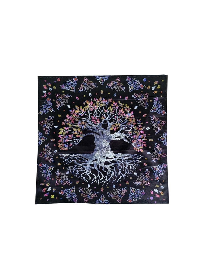 GGOOT Square Flannel Tarot Altar Cloth Card Board Game Astrology Oracles Card Pad Table Cover Card Mat Divination Tablecloth tarot spread cloth tarot reading cloth divination tablecloth tarot table cloth - Image 1