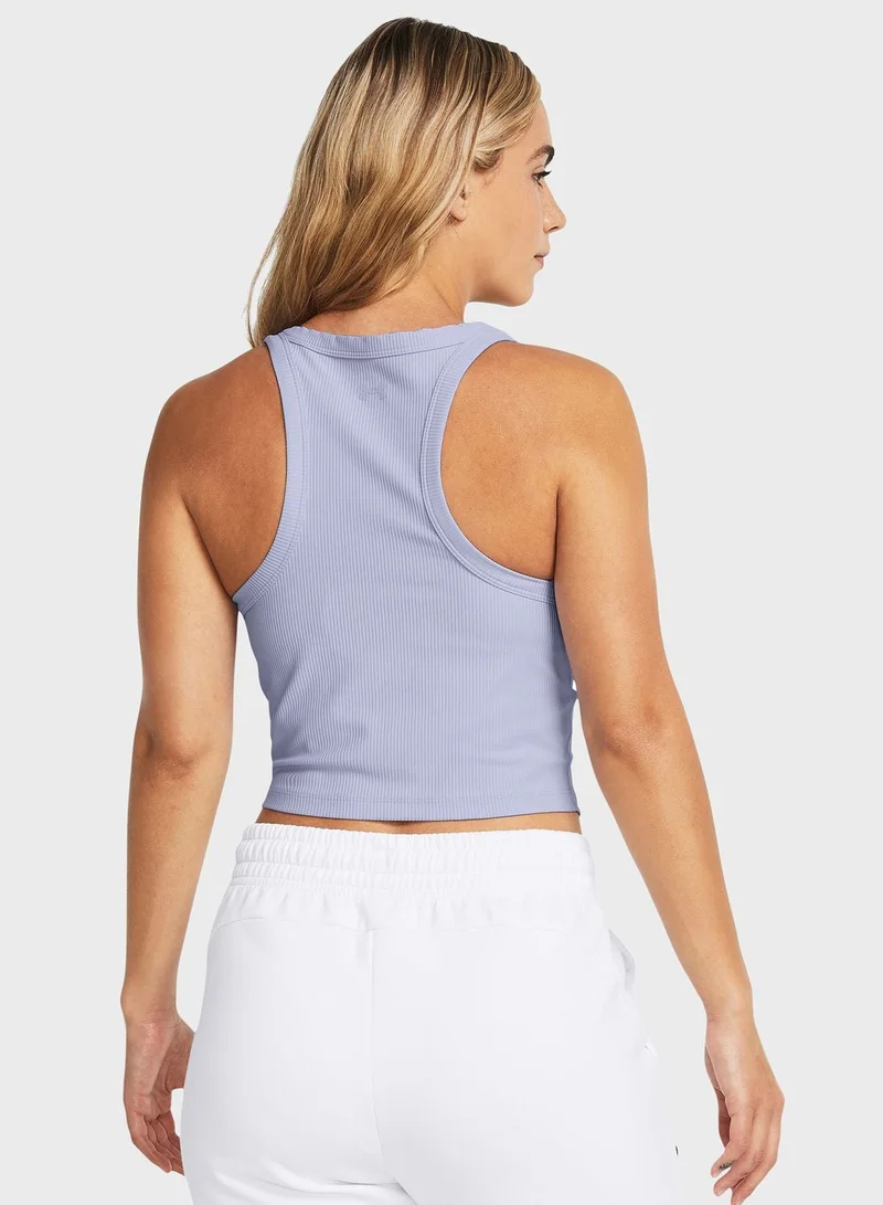 UNDER ARMOUR Meridian Rib Crop Tank Top
