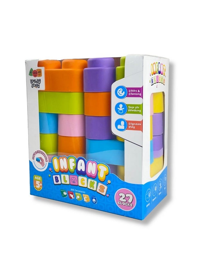 ZEPHYR Zephyr Learning Steps - Infant Blocks - Set - 3, Early Development, Block Sets, Colors and Counting, Premium Blocks, Stack Toy  - Image 5