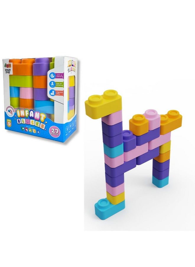 ZEPHYR Zephyr Learning Steps - Infant Blocks - Set - 3, Early Development, Block Sets, Colors and Counting, Premium Blocks, Stack Toy  - Image 2