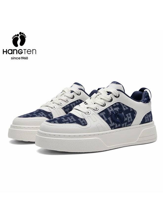 Hang Ten Men's Spring New Trendy Skate Shoes Fashion Sports Shoes Versatile Comfortable Casual College Style White Shoes For Men - Image 5