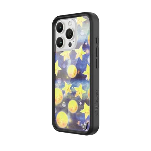 Wildflower Cases Compatible with iPhone 16 Pro Protective Black Bumper 65ft Drop Test Certified Women Owned Small Business Sky Moon Galaxy Night Star Aesthetic Celestial Dreaming - Image 3