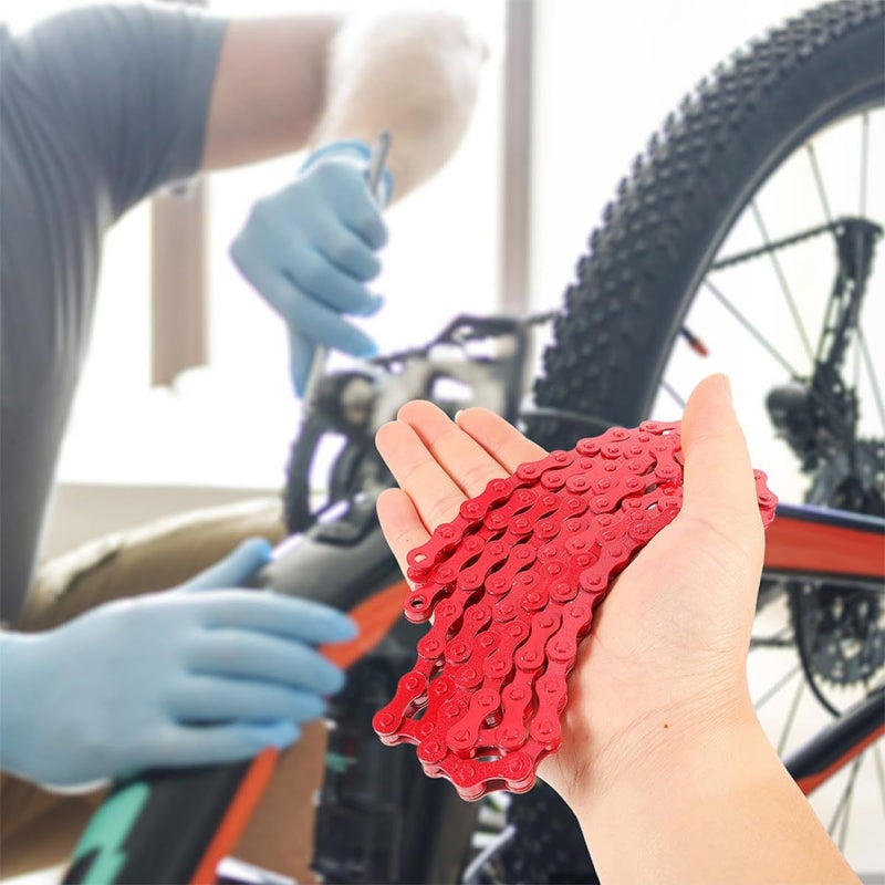 Single Speed Bike Chain Steel 94 Links Detachable Replacement For Road And Mountain Bikes - Image 5