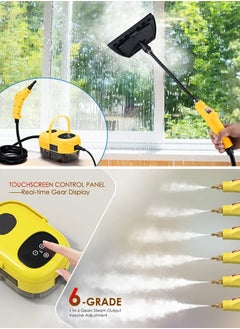 APEX Handheld Steam Cleaner for home, Steamer for Cleaning, Multipurpose Portable Steam Cleaners Use with Safety Lock and 6 Accessory Kit to Remove Grime, Grease, More, Save Time and Effort  - Image 4