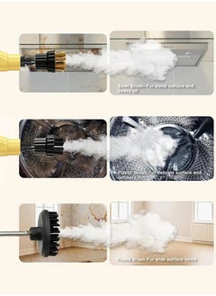 APEX Handheld Steam Cleaner for home, Steamer for Cleaning, Multipurpose Portable Steam Cleaners Use with Safety Lock and 6 Accessory Kit to Remove Grime, Grease, More, Save Time and Effort  - Image 5