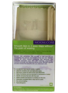 MOOM Organic Sugar Wax Kit with Lavender, ideal for sensitive skin, Lega, Bikini, Brazilain, Face, whole body 