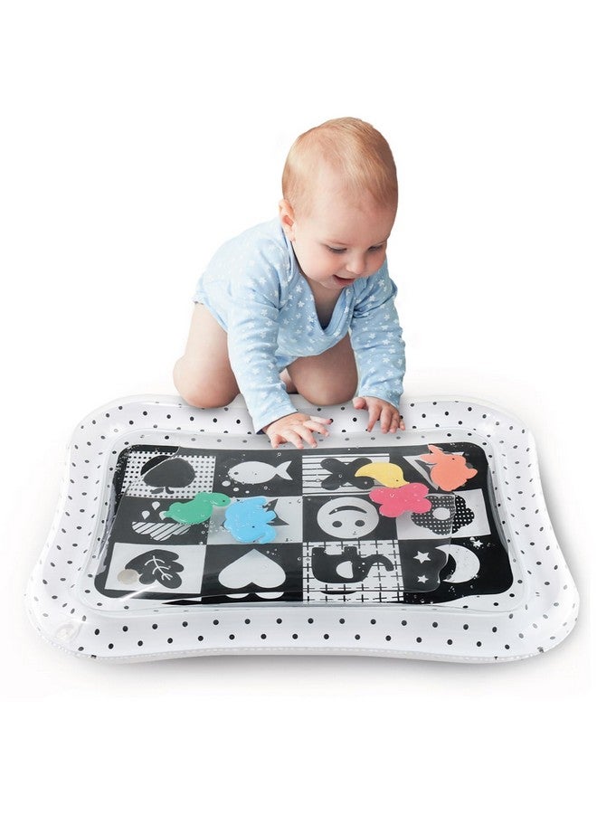 The Peanut Shell حصيرة اللعب المائية من بي نات شيل لتوقيت البطن للأطفال، الفتيات أو الأولاد - لعبة حسية تطويرية عالية التباين، ألعاب أرضية للأطفال الرضع، أساسيات الأطفال التي يجب توافرها - مونتيسوري - Image 1