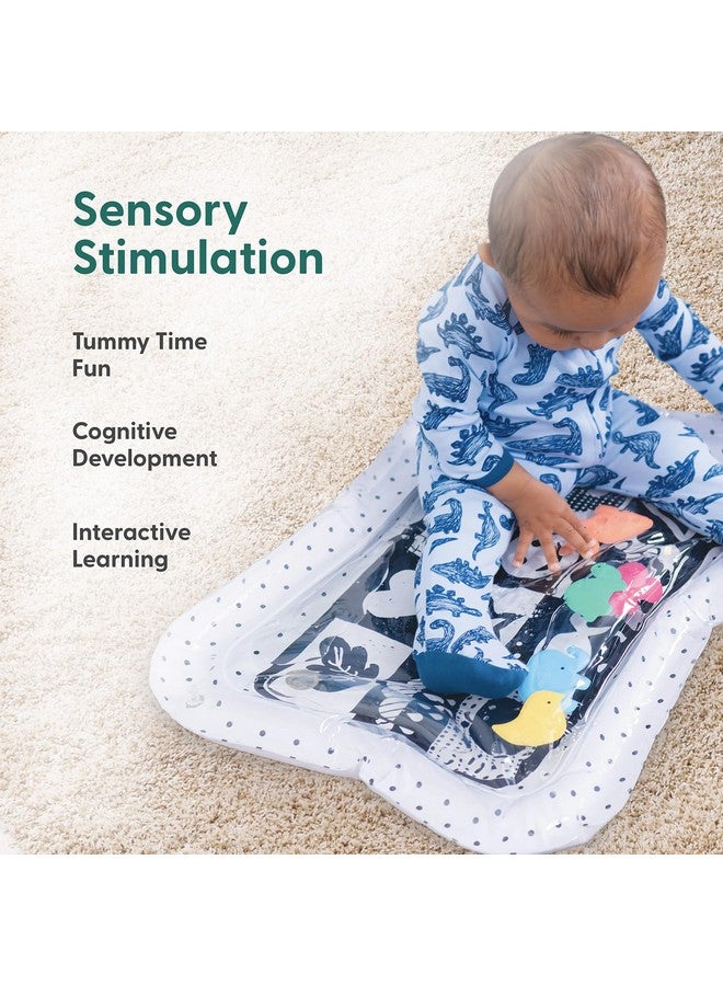 The Peanut Shell حصيرة اللعب المائية من بي نات شيل لتوقيت البطن للأطفال، الفتيات أو الأولاد - لعبة حسية تطويرية عالية التباين، ألعاب أرضية للأطفال الرضع، أساسيات الأطفال التي يجب توافرها - مونتيسوري - Image 4
