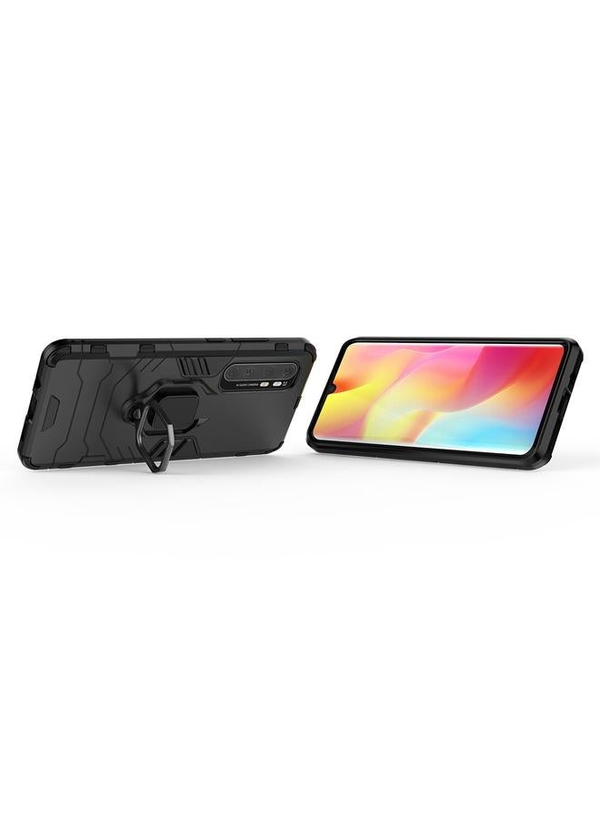erorex Case For Xiaomi Mi Note 10 Lite PC + TPU Anti-fall Protective Case with Ring Holder - Image 3