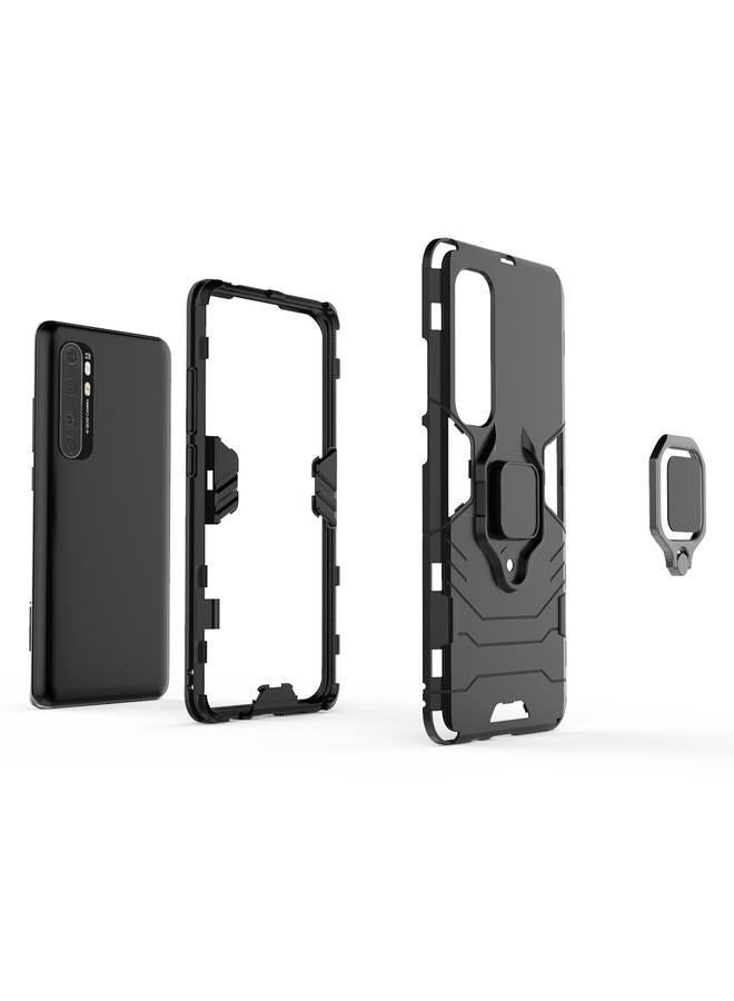 erorex Case For Xiaomi Mi Note 10 Lite PC + TPU Anti-fall Protective Case with Ring Holder - Image 4