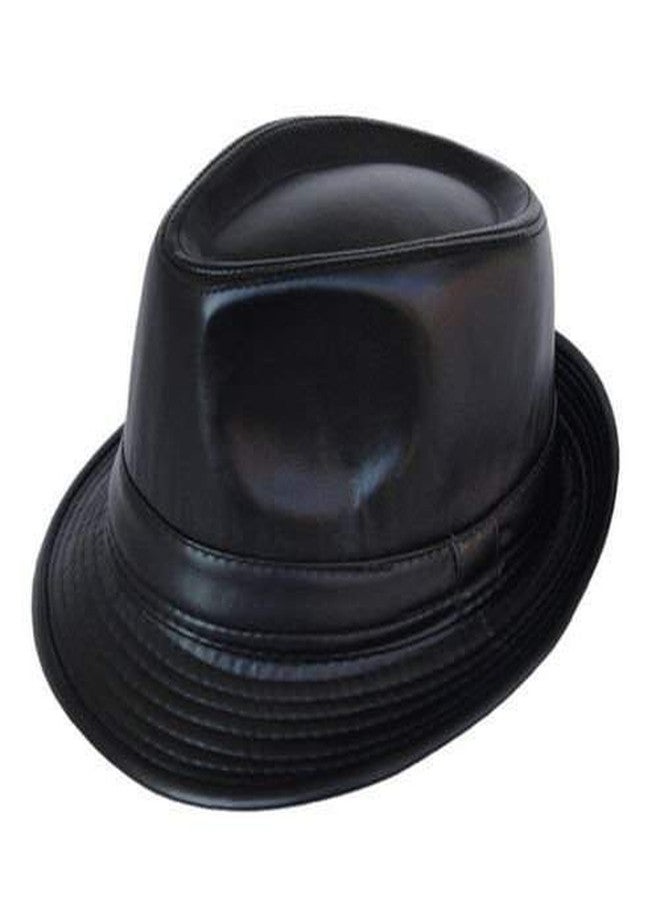 Niue Cowboy Leather Fedora Hat Black for Boy| Girl