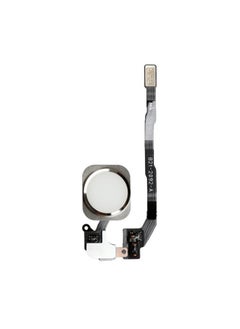 Generic Touch ID Sensor Home Button Key Flex Cable Replacement for iPhone 5S - Silver  - Image 1