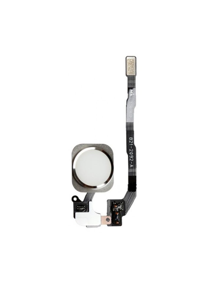 Generic - Touch ID Sensor Home Button Key Flex Cable Replacement for iPhone 5S - Silver - Image 1