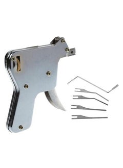 NIBEMINENT Stainless Steel Lock Pick Set Door Opener Broken Key Remover Kit Silver 12 x 1.4 11cm  - Image 2