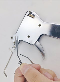 NIBEMINENT Stainless Steel Lock Pick Set Door Opener Broken Key Remover Kit Silver 12 x 1.4 11cm  - Image 4
