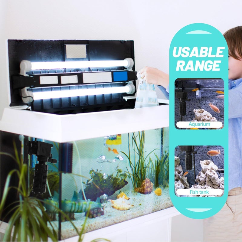 Alasum Multi-use Underwater Aquarium Internal Filter Built-in Canister for Freshwater Tank - Image 5