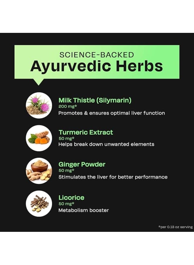 Auric Liver Detox Effervescent | 160 Tablets Fizzy Water with 10 Ayurvedic Herbs | Clinically Researched Therapeuti - Image 2