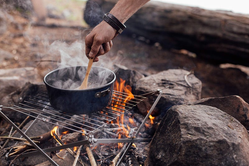 WOLF GRIZZLY GRILL, Compact Backpack Grill; The Perfect Over Fire Grill for Your Next Camping or Backyard Adventure - Image 5