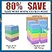 TEAWOO Microfiber Towels Bulk400 Pack Cleaning Cloths Microfiber Towels for Cars Cleaning Rags 5 Colors Assorted 12x12 inches - Image 4