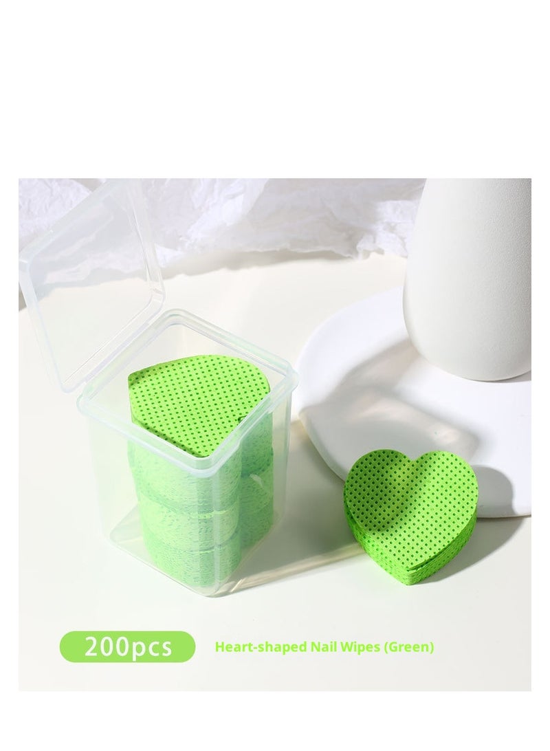 وسادات قطن مناديل الأظافر، مجموعة مزيل طلاء الأظافر بالجل، وسادات قطنية لإزالة طلاء الأظافر، مناديل أظافر قابلة للاستخدام، ألياف قطن طبيعية نقية، مناسبة للمنزل أو الصالون - Image 1