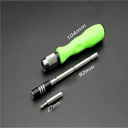 Screwdriver Set, 32 in 1 Multifunctional Screwdriver Set, Screwdriver Handle with Flexible Extension Bar and Organizer Case for Laptop, Magnetic Absorption Drill Bits Repair Tool  - Image 2