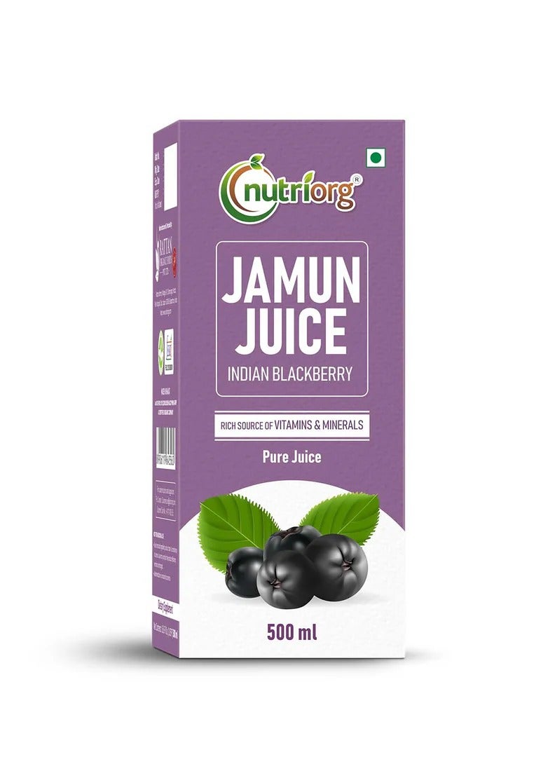 Nutriorg Jamun Juice 500ml - Image 1