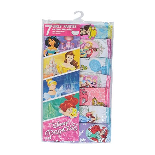Disney Princess Underwear Multipacks With Favorites Cinderella, Belle, Ariel, Aurora and more in sizes 2/3T, 4T, 4, 6, 8 - Image 2