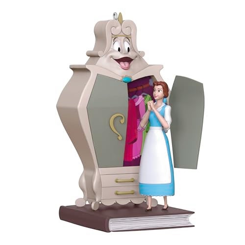 Hallmark Keepsake Disney Christmas Ornament Beauty and the Beast Belle with the Wardrobe Gifts for Disney Fans - Image 2