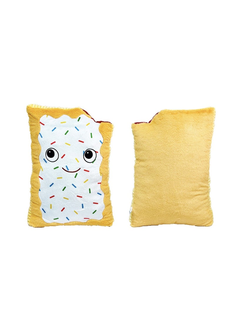 General New pop tart plush sandwich chocolate biscuits snacks plush doll throw pillow doll for family and friends gifts, home decoration  - Image 3