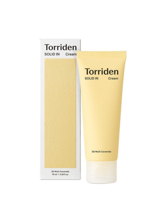 Torriden Torriden SOLID IN Ceramide Cream 70ml (2.36 fl. oz.) | Ceramide Moisturizer for Healthy Skin Barrier, Soothing, Nourishing | 5 types of Ceramide, Allantoin, Panthenol  - Image 1