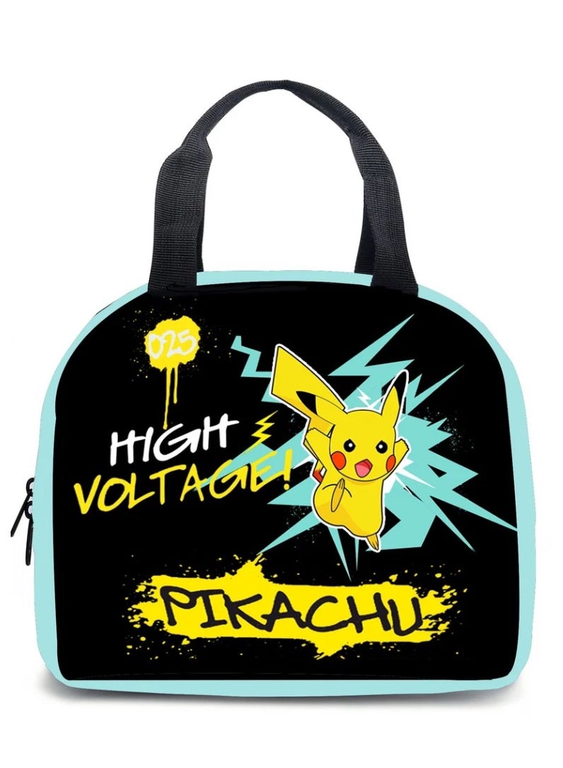 Pikachu Cartoon Lunch Bag Meal Bag