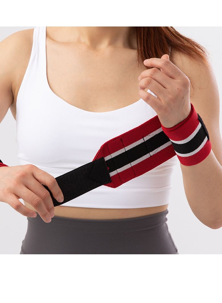M MIAOYAN M MIAOYAN Sports Wrist Bandage Winding Adjustment Compression Anti-sprain Wrist Tendon Sheath Fitness Protector Strength Weightlifting Booster Belt (Single)  - Image 2