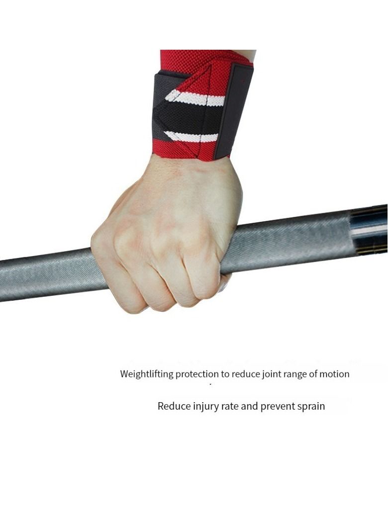 M MIAOYAN M MIAOYAN Sports Wrist Bandage Winding Adjustment Compression Anti-sprain Wrist Tendon Sheath Fitness Protector Strength Weightlifting Booster Belt (Single)  - Image 3