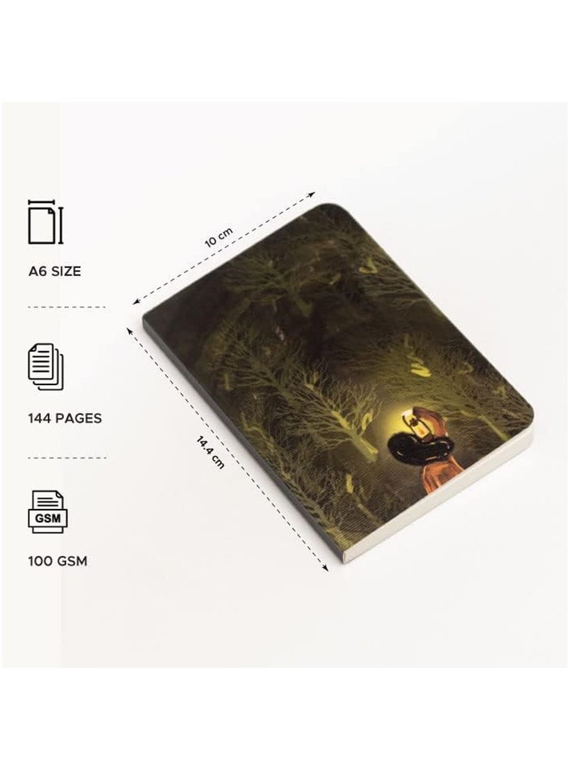 FACTOR NOTES A6 Size Small Journal Ruled Notebook 90gsm Thickness 112 Pages  - Image 2